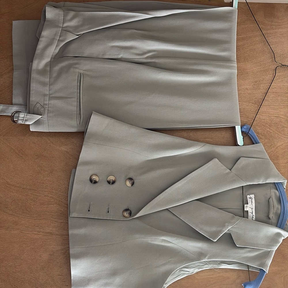 Free People Vest and Pant Suit (set)